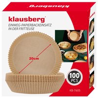 Klausberg 7605 - Papier sulfurisé pour friteuses à air chaud - 20 cm