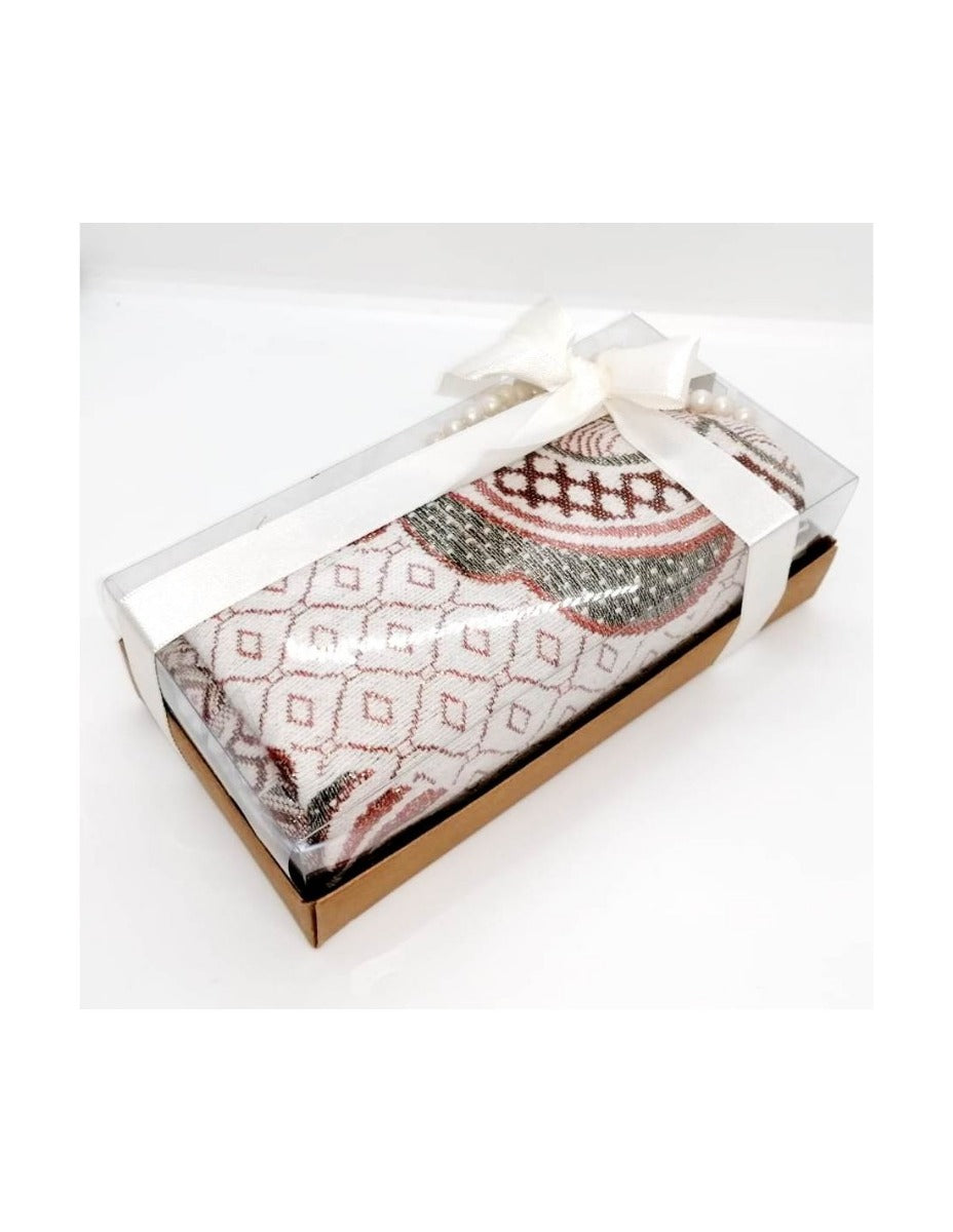 Geschenk Gebetsteppich + Tasbeeh Box Weiß