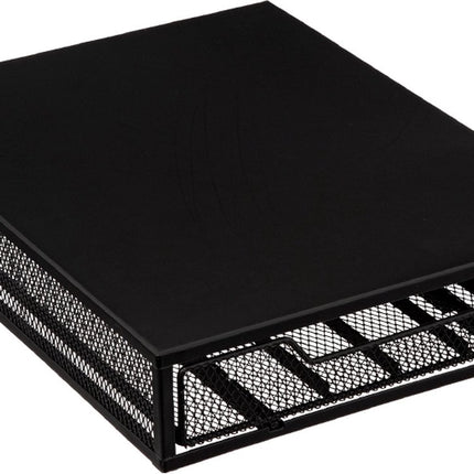 5five Porte-capsules/distributeur de capsules de café - métal - pour 60 capsules - 26 x 35 x 7 cm