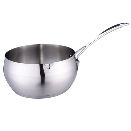 Set de 5 Casseroles 12/14/16/18/20 cm Acier Inoxydable de Haute Qualité