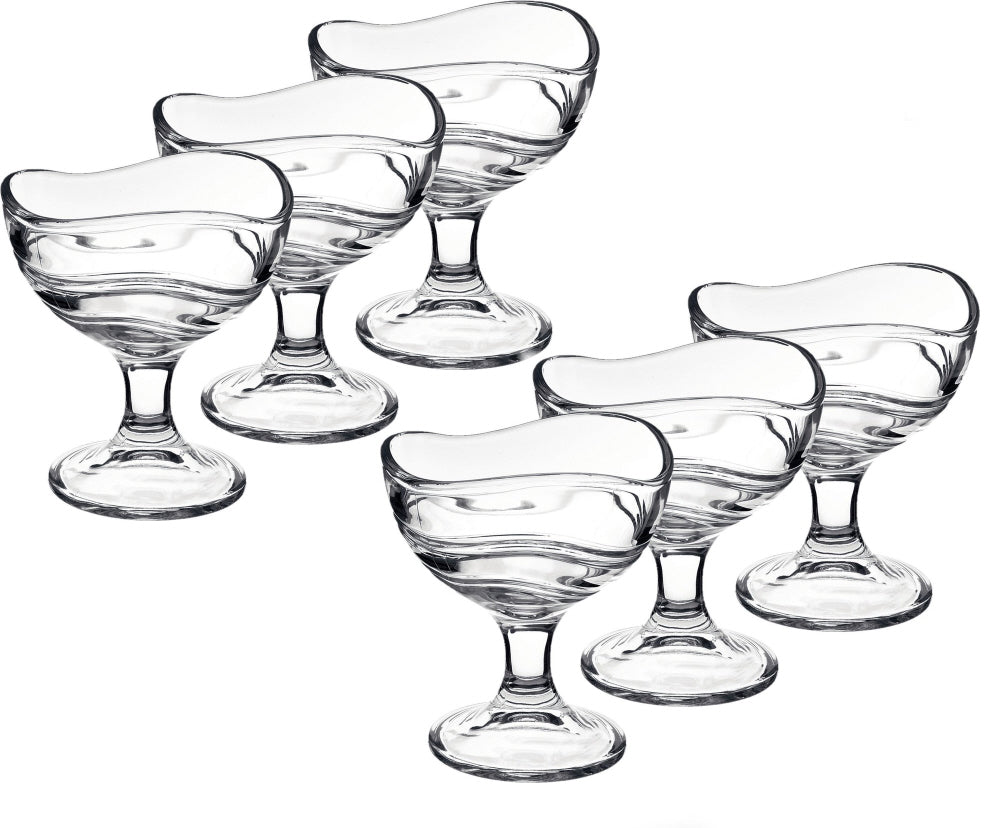 IJcoupes/IJsjes/Dessert serveer schaaltjes - set 6x stuks 180 ml