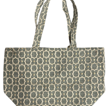 Cabas XL marocain fait main en velours avec des touches dorées - Sac fourre-tout