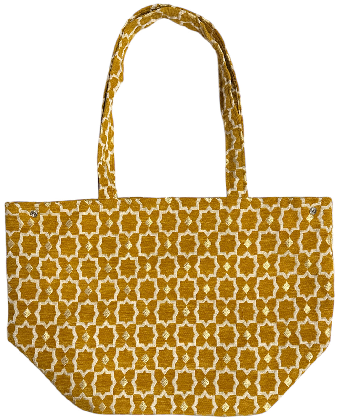Marokkaanse XL shopper van fluweel met gouddraad – grote tote bag – foto 5
