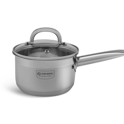 Edënbërg Classic Line - Casserole en acier inoxydable - 1.3 litre - Ø 14 cm