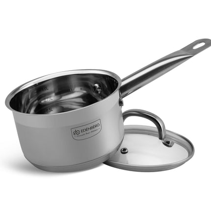 Edënbërg Classic Line - Casserole en acier inoxydable - 1.3 litre - Ø 14 cm