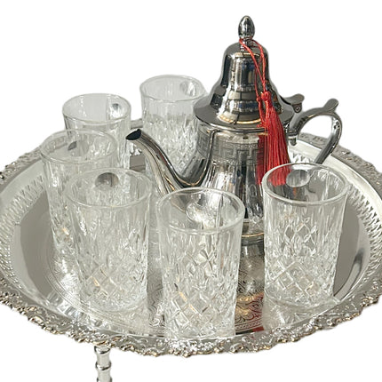 Service à thé marocain de luxe - Service à thé marocain complet
