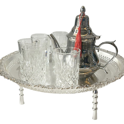 Service à thé marocain de luxe - Service à thé marocain complet