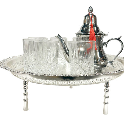 Service à thé marocain de luxe - Service à thé marocain complet