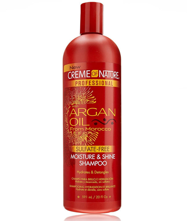 Crème of Nature Moisture & Shine Shampoo à l'huile d'argan 591 ml