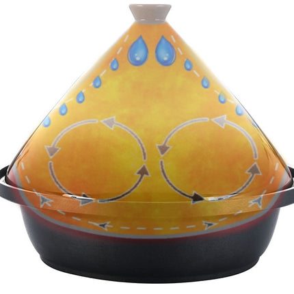 Tajine Ø 30 cm compatible avec toutes les tables de cuisson, y compris l'induction