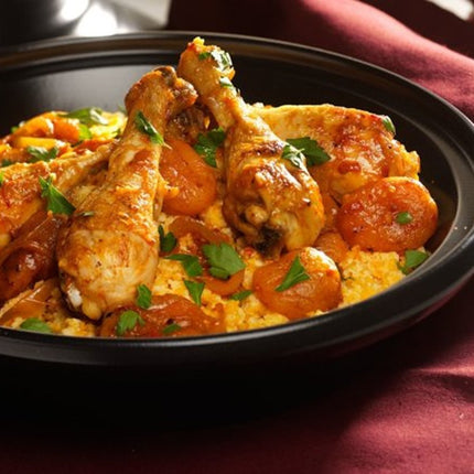 Cosy&Trendy Tajine - compatible induction - noir/orange - Ø 25 cm