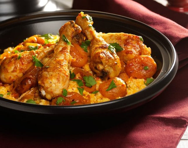 Cosy&Trendy Tajine - compatible induction - noir/orange - Ø 25 cm