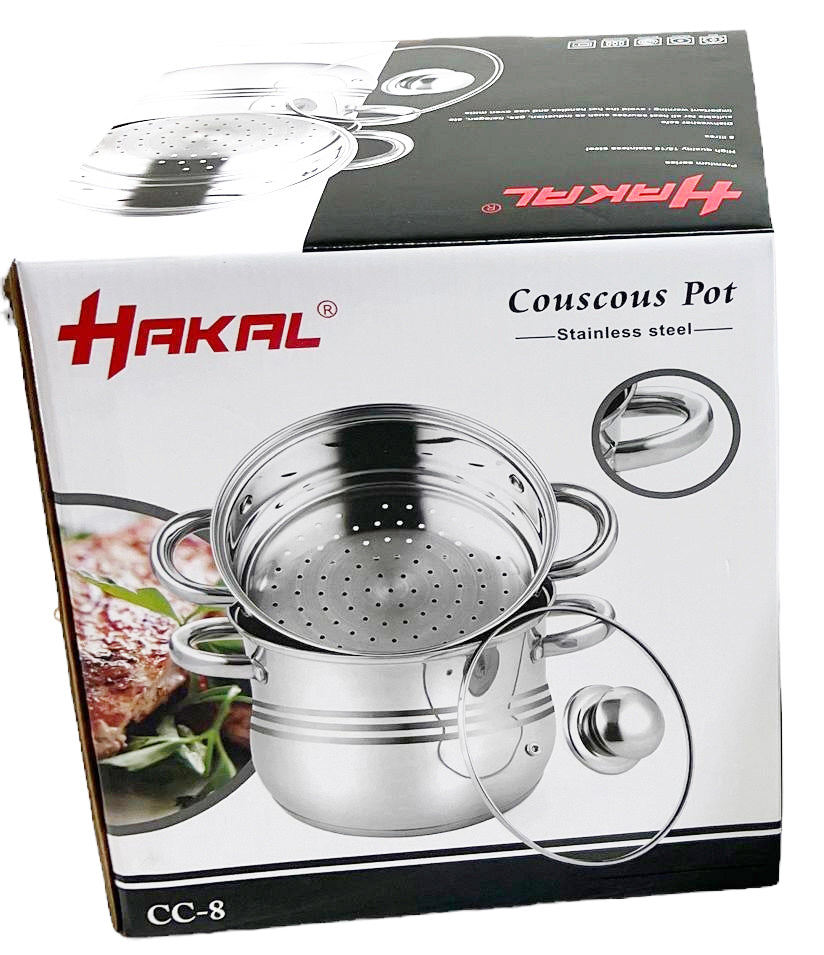 Hakal couscoussier RVS voor inductie – 3-in-1 stoompan en kookpan, 4 tot 16 L – foto 7