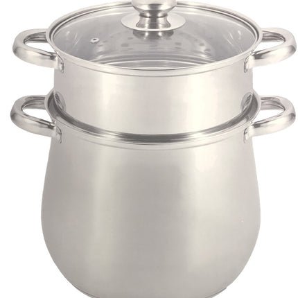 Couscoussier/cuiseur vapeur en inox