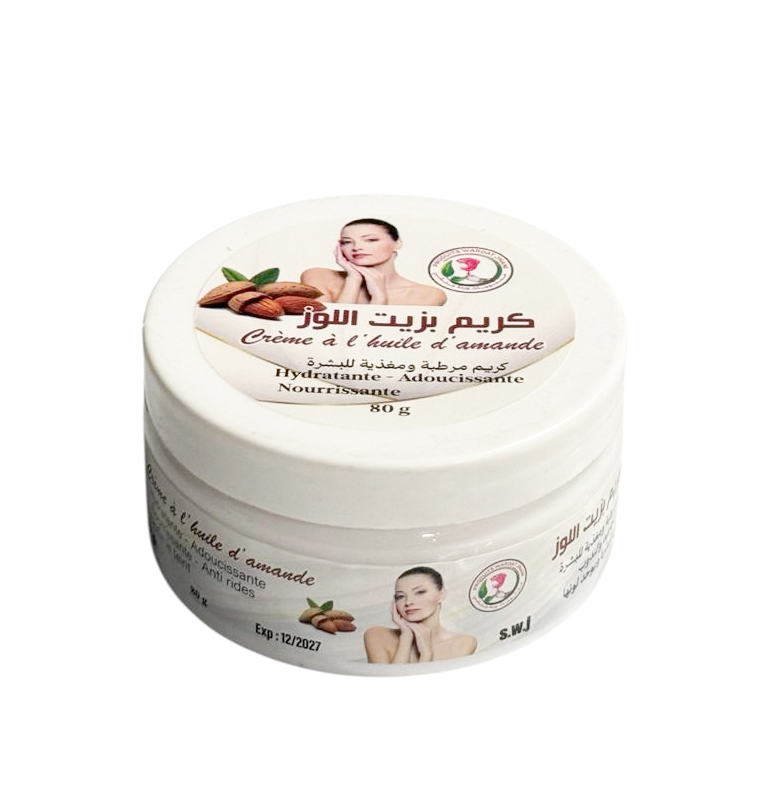 Hydraterende Amandelolie Crème – Voedend & Verzachtend – 80g