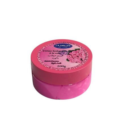 La Vallée Rozencrème – Crème Hydratante Intense à l'Essence de Rose – 200g