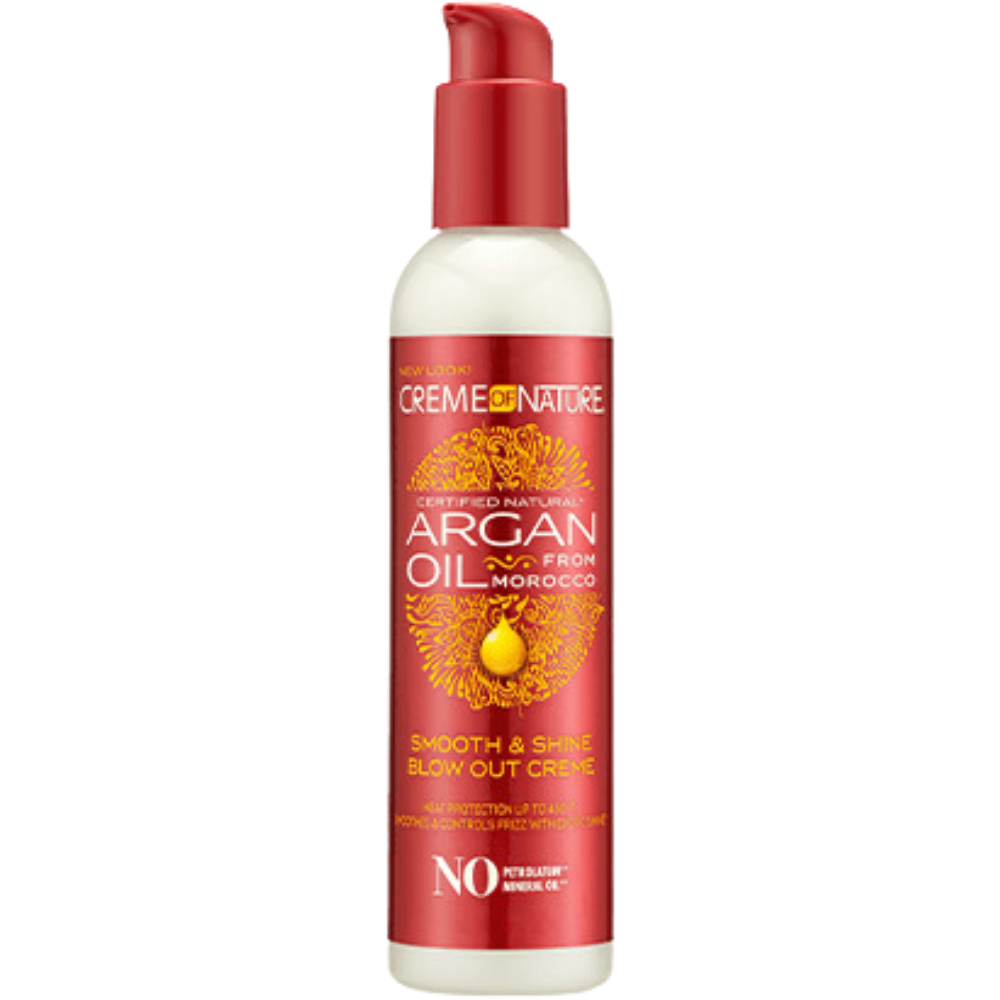 Creme Of Nature Argan Oil Blow Out Creme Heat Protector 224ml