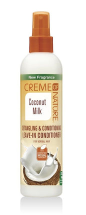 Crème de Nature Lait de Coco Démêlant & Revitalisant Sans Rinçage