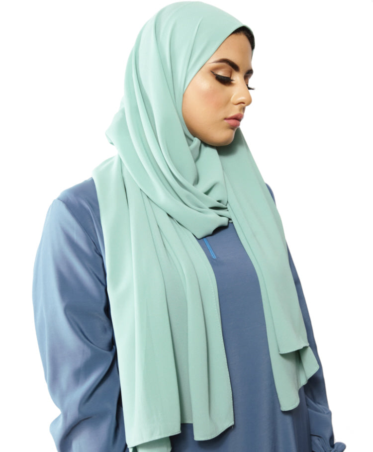 Luxe Crepe Chiffon Sjaal