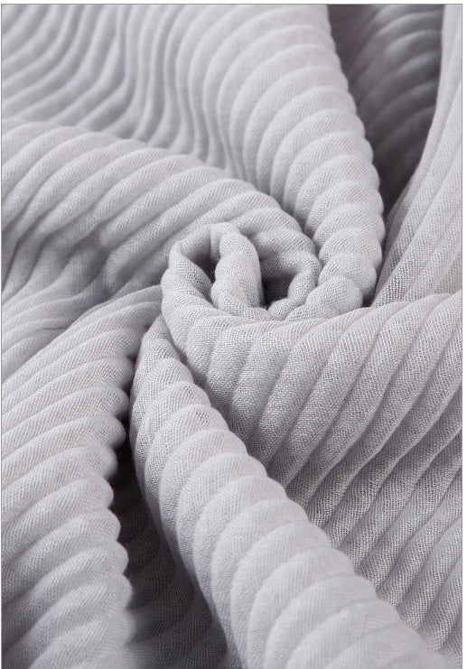 CRINKLE PLAIN sjaal