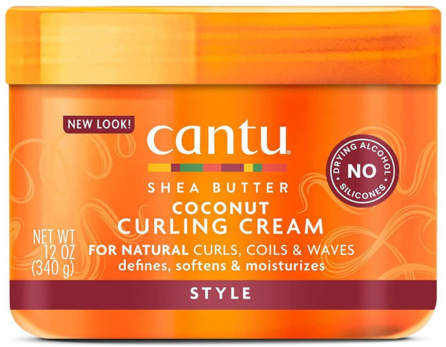 Cantu Shea Butter Crème pour cheveux bouclés à la noix de coco 340 g