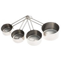 Kinghoff 4025 - Tasses à mesurer - Acier Inoxydable - Lot de 4 - 60/80/125/250 ml