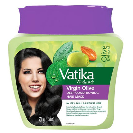 Masque capillaire Vatika à l'huile d'olive vierge 500 g