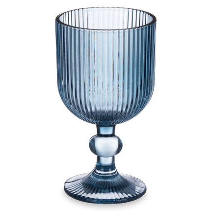 Set de 6 verres en verre cannelé, 260 ml