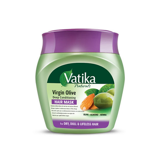 Masque capillaire Vatika à l'huile d'olive vierge 500 g