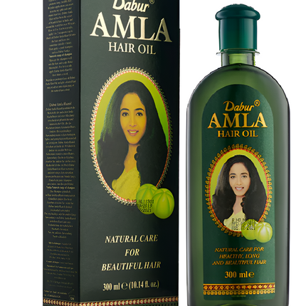 Dabur Amla Huile Capillaire 300ml - Enrichie en Minéraux, Canola & Extrait d'Amla