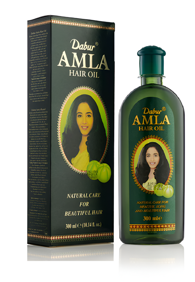 Dabur Amla Huile Capillaire 300ml - Enrichie en Minéraux, Canola & Extrait d'Amla