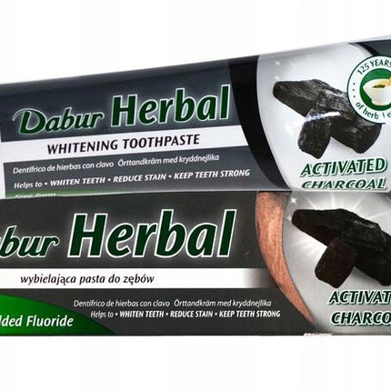 Dabur Herbal Tooth Paste Charbon Blanchissant - dentifrice