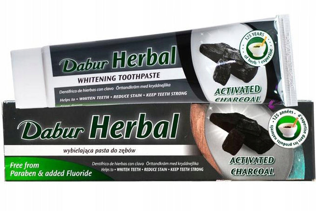 Dabur Herbal Tooth Paste Charbon Blanchissant - dentifrice