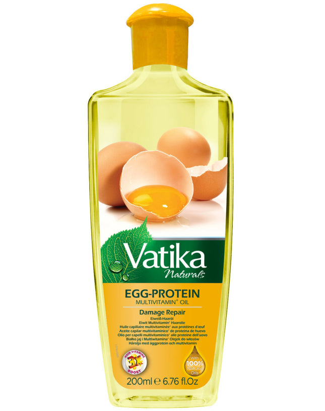 Huile capillaire Vatika Œuf & Protéines