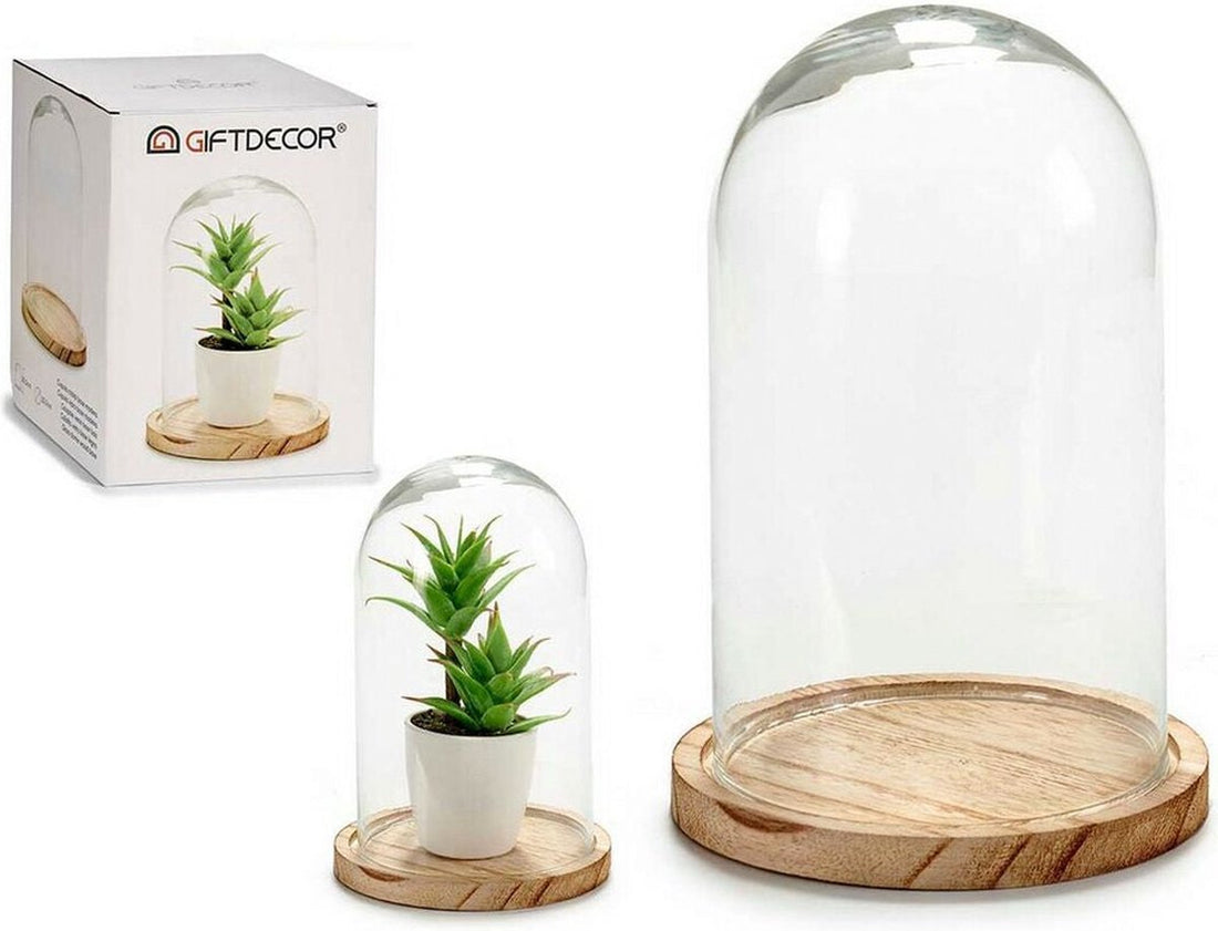 Sturzglas Ø 23x28 cm Glas Rund Glassturz