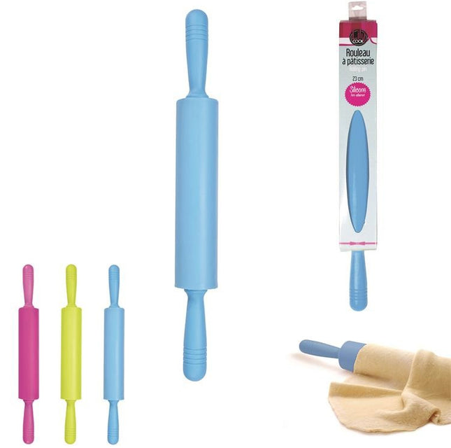 Rouleau à pâtisserie en silicone – Antiadhésif