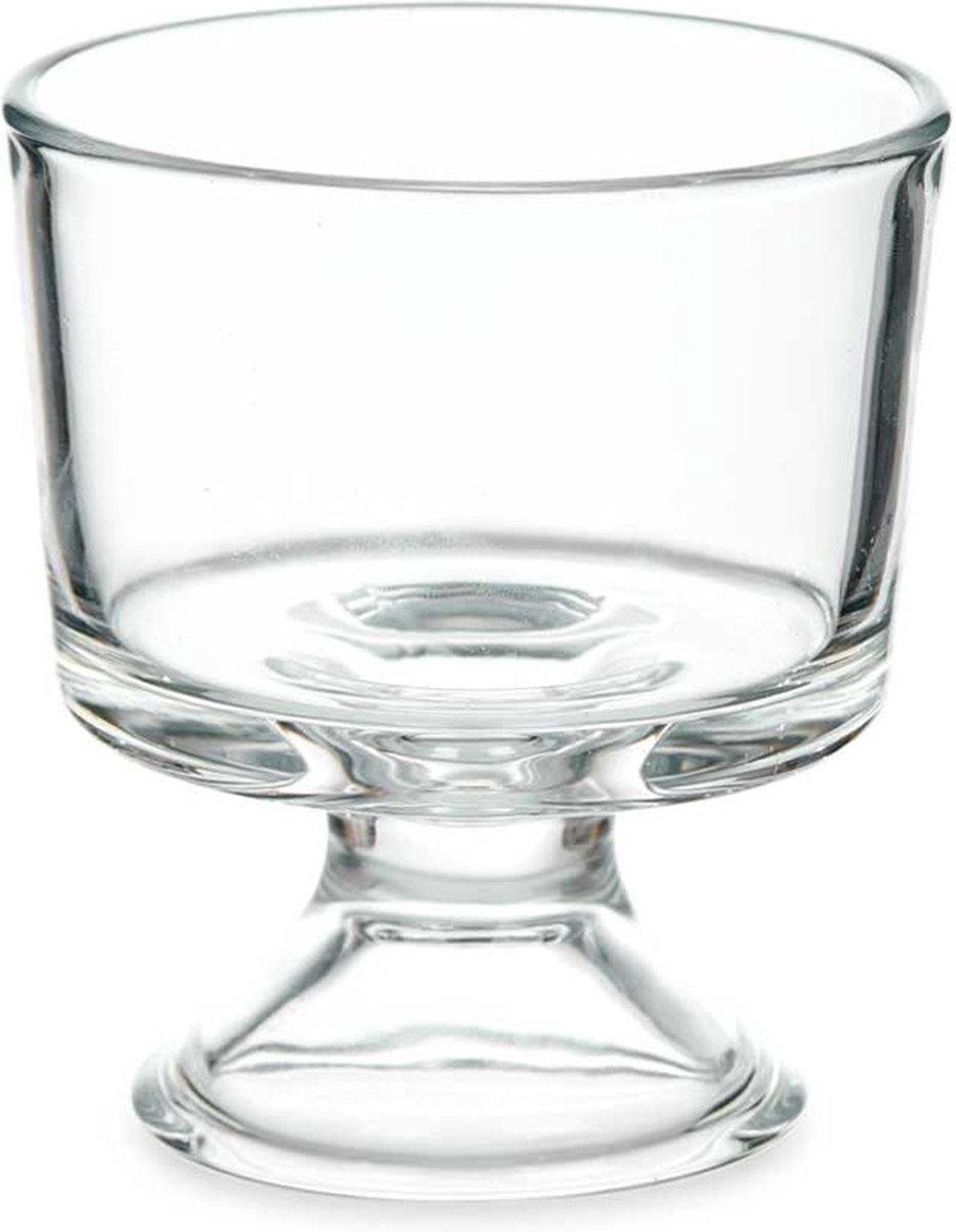 Eisbecher/Eiskrem/Dessertschalen - 6er-Set - Glas - 290 ml - auf Fuß - Ø 9 cm/H 10 cm