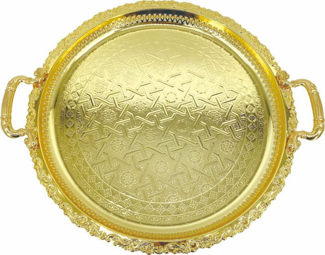 Marokkaanse dienblad goud 38.5 cm