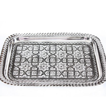 Plateau marocain carré 34x24cm