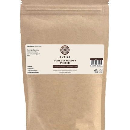 Aytira Poudre de Boue de la Mer Morte – Masque de Boue 100% Naturel de Jordanie – Pour le Visage et le Corps – 250g