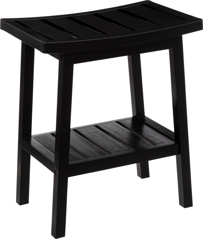 5Five Tabouret de douche ou d'appoint - bois de bambou - L40 x l25 x H46 cm