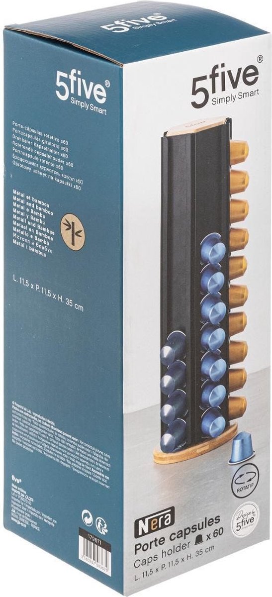 Support rotatif pour capsules Nespresso, 60 pièces