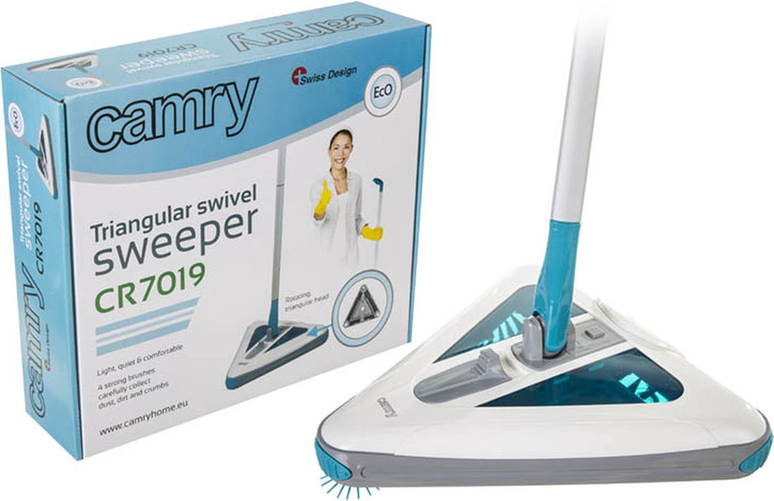Camry CR-7019 driehoekige swivel sweeper – oplaadbare rolveger
