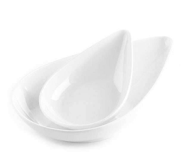 Coupelles à gouttes en mélamine blanches