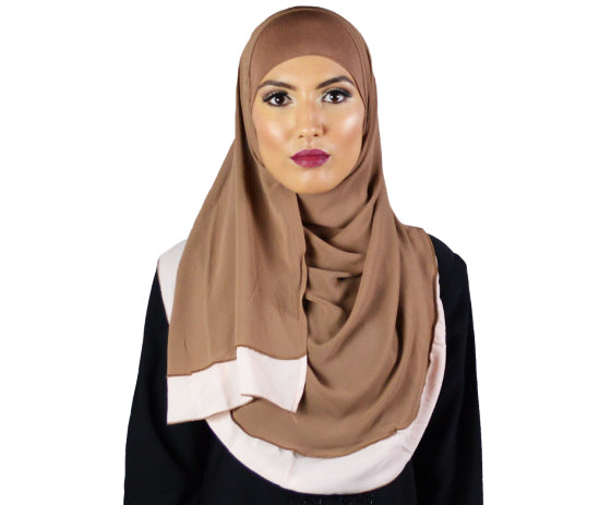 Sofort tragbares Chiffon-Hijab