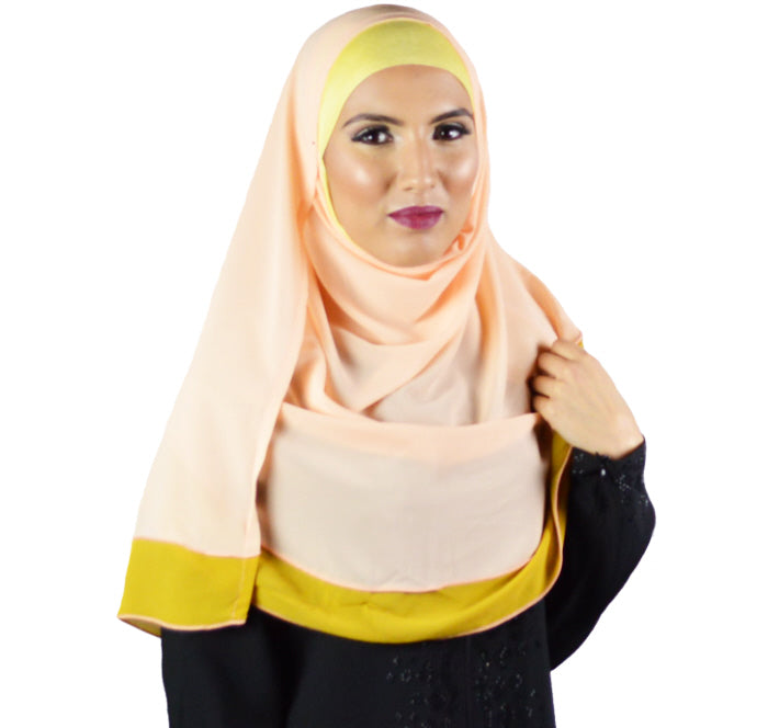 Sofort tragbares Chiffon-Hijab