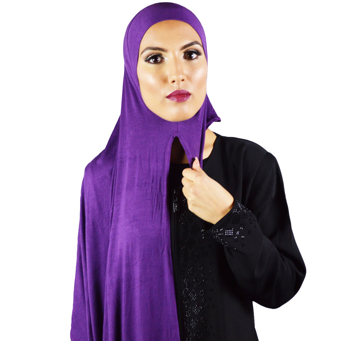 Instant hijab stretch viscose – ééndelig, geen speld nodig, 30 kleuren – foto 9