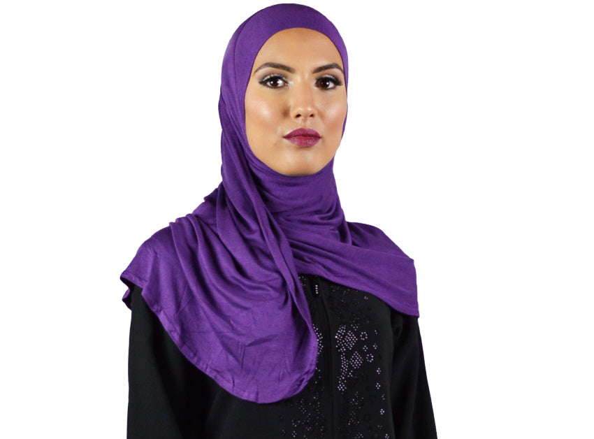Instant hijab stretch viscose – ééndelig, geen speld nodig, 30 kleuren – foto 2