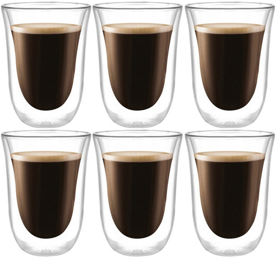 6 stuks Dubbelwandige Glazen - 270 ml