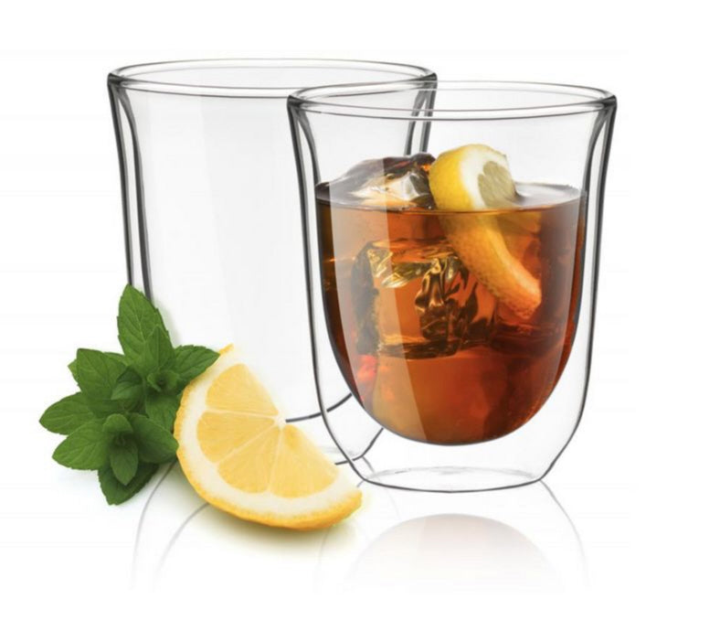 4 Dubbelwandige thermische Theeglazen Koffieglazen -  220ml